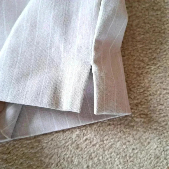 ❤️NWT Hilary Radley Striped Pants Beige White Pull On Ankle Pants  Various Sizes - Picture 7 of 11